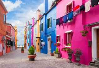 Afbeeldingen van Burano island Venice Italy