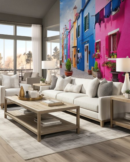 Poza cu Burano island Venice Italy