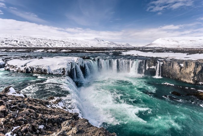 Picture of Godafoss Wasserfall auf Island