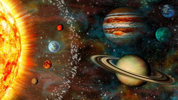 Afbeeldingen van 3D Widescreen Solar System