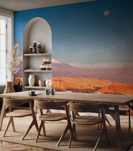 Picture of Volcanoes Licancabur and Juriques Moon Valley Atacama Chile