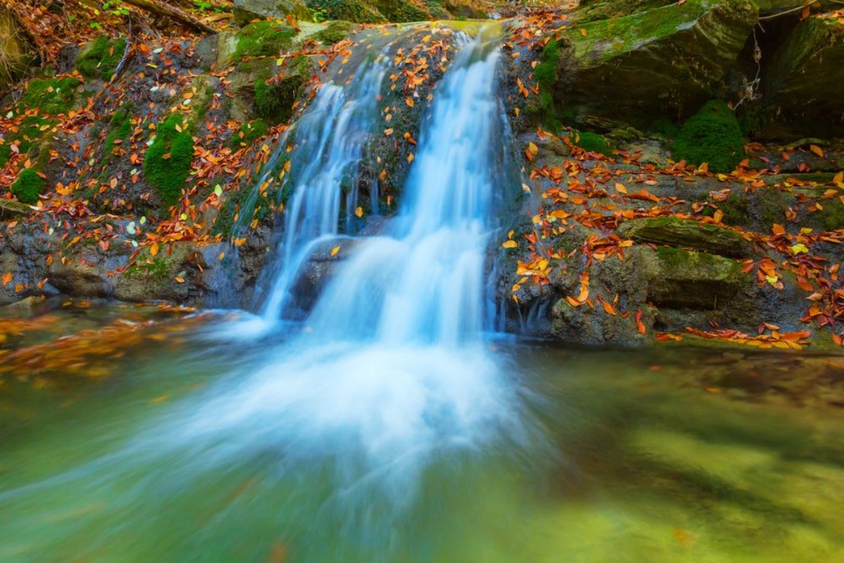 Picture of Small waterfall scene