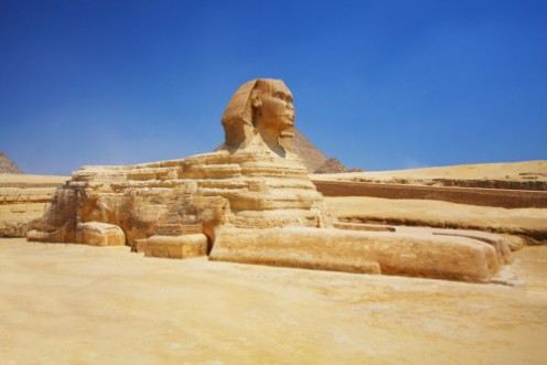 Afbeeldingen van The Sphinx and Pyramids in Egypt