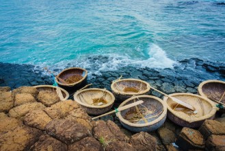 Pilt GanhDaDia giants causeway and coracles