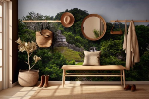 Image de Mayan ruins in Palenque Chiapas Mexico Palace and observatory