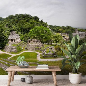 Image de Mayan ruins in Palenque Chiapas Mexico Palace and observatory