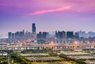 Pilt Fuzhou China Cityscape