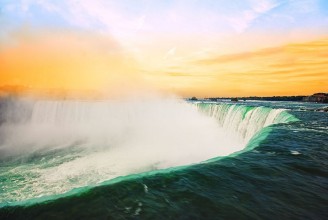 Picture of Vivid Niagara falls Ontario Canada
