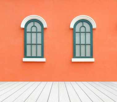 Bild på Window with wall and wood floor
