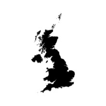 Image de United kingdom black silhouette Vector