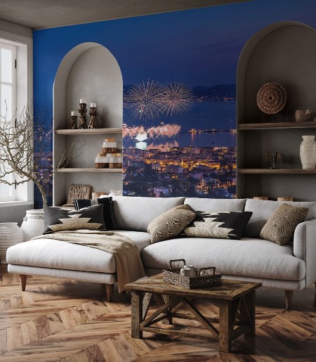 Image de Firework in Cannes 14th july 2015  French national day