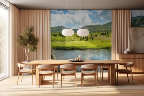 Picture of Idyllic summer landscape