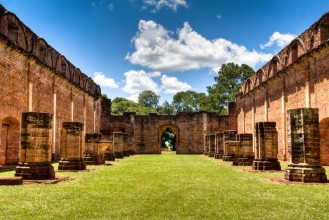 Image de Old Jesuit ruins in Encarnacion Paraguay