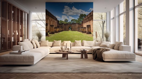 Poza cu Old Jesuit ruins in Encarnacion Paraguay