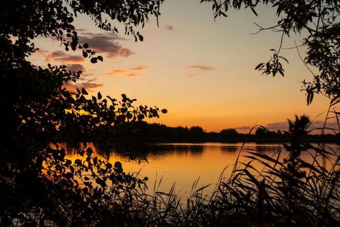 Picture of Sonnenuntergang am see