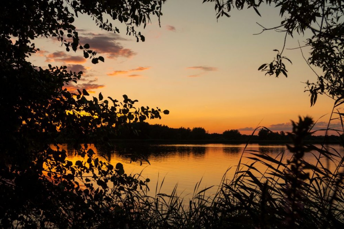 Picture of Sonnenuntergang am see