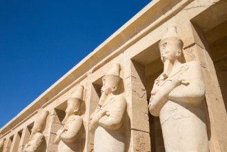 Picture of The temple of Hatshepsut near Luxor in Egypt