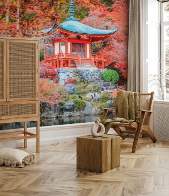 Afbeeldingen van Temple in Autumn