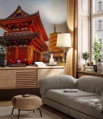 Afbeeldingen van Senso-ji Temple at Asakusa area in Tokyo Japan