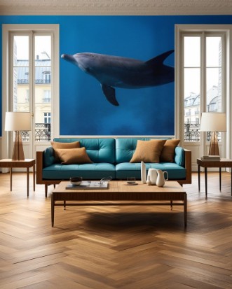 Afbeeldingen van Dolphin Looking Up