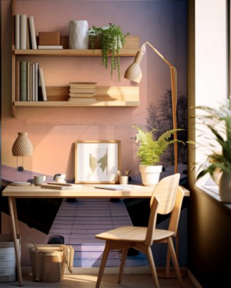 Image de Jetty on a still lake on a foggy winters morning