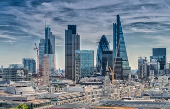 Picture of London City Modern skyline of business district