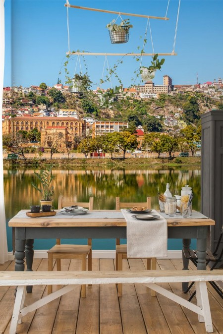 Bild på Panorama view at the Antananarivo from Anosy lake