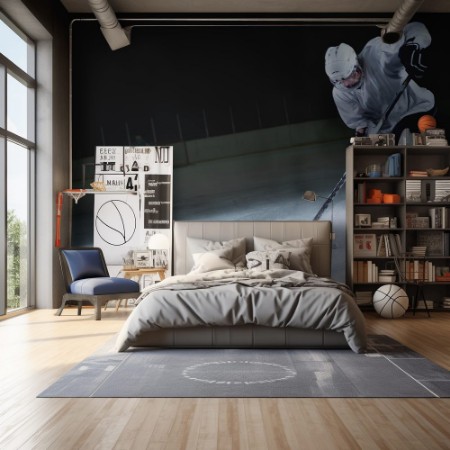 Picture of Ice hockey player in action