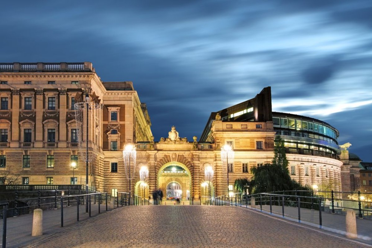 Image de Stockholm Sweden Riksdag parliament building