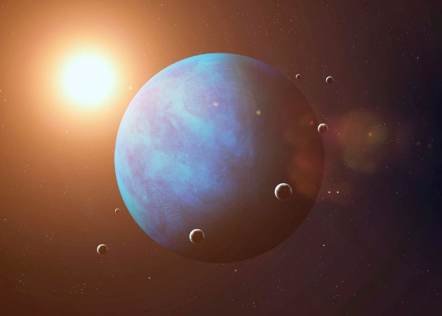 Afbeeldingen van Shot of Neptune taken from open space Collage images provided