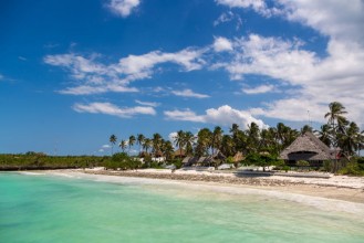 Afbeeldingen van Beautiful blue sea in Zanzibar Tanzania Africa