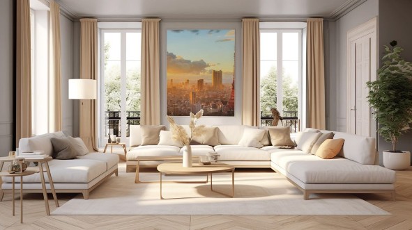 Image de Panoramic view of Osaka from the top floor of the highest building