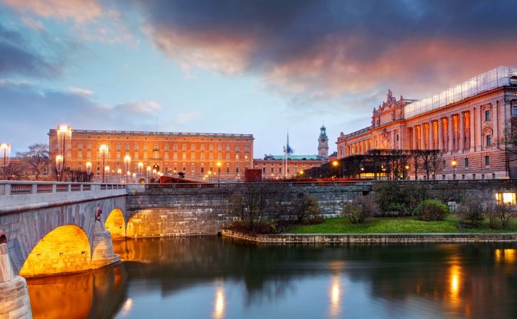 Picture of Stockholm - Royal palace and Riksdag Sweden