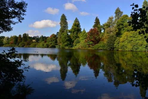 Picture of An English country estate in Autumn