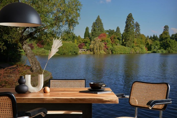 Picture of An autumn day at a country estate in the UK