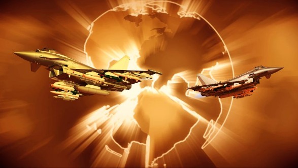 Picture of Europisches Kampfflugzeug im Einsatz