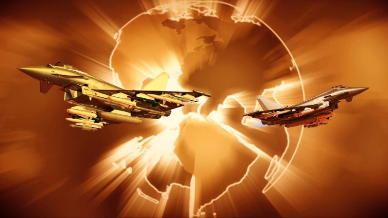 Picture of Europisches Kampfflugzeug im Einsatz