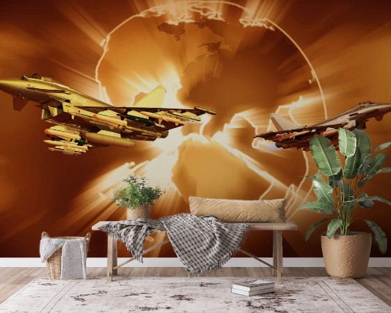 Picture of Europisches Kampfflugzeug im Einsatz