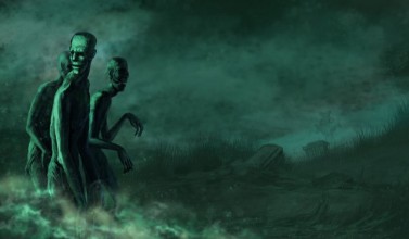 Pilt Zombies in the cemetery