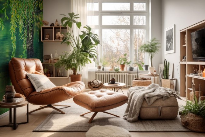 Picture of Willow tree in the water with reflection