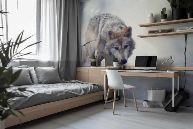 Picture of Wolf In Winter Time