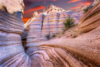 Image de Tent Rocks Canyon at Sunrise