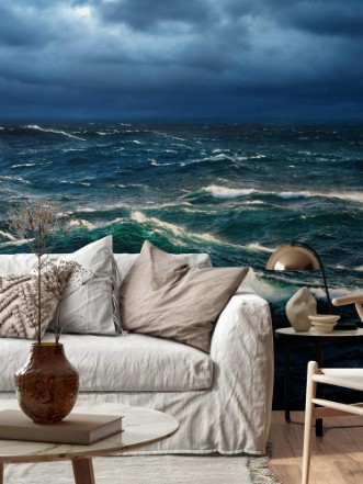 Picture of Breaking Waves at Rising Storm