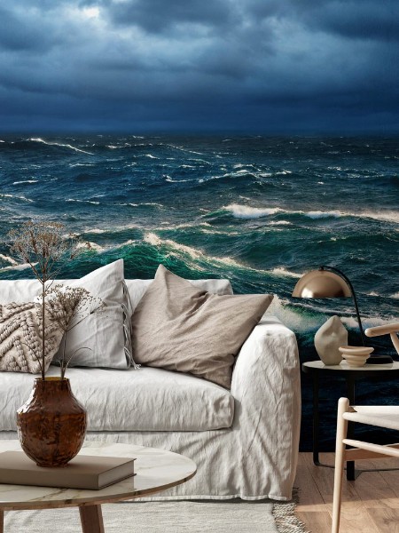 Picture of Breaking Waves at Rising Storm