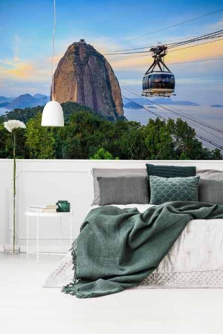 Picture of Cable car and  Sugar Loaf mountain