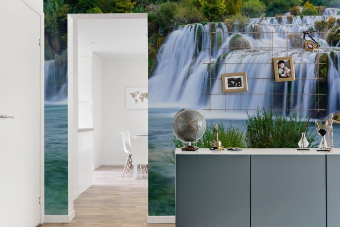 Bild på Waterfalls in Krka National Park Croatia