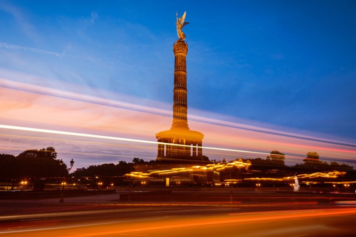 Picture of Siegessule in Berlin bei Nacht