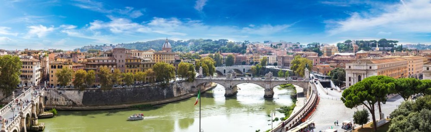 Image de View above Rome and Tiber  in Rome