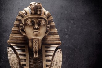 Pilt Stone pharaoh tutankhamen mask