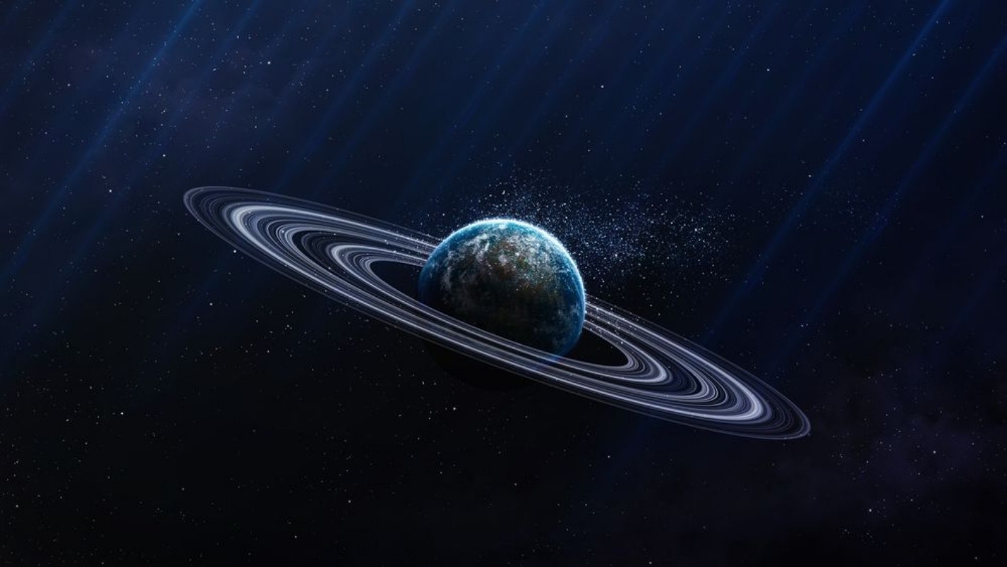 Picture of Universe scene with planets stars and galaxies in outer space showing the beauty of space exploration Elements furnished by NASA